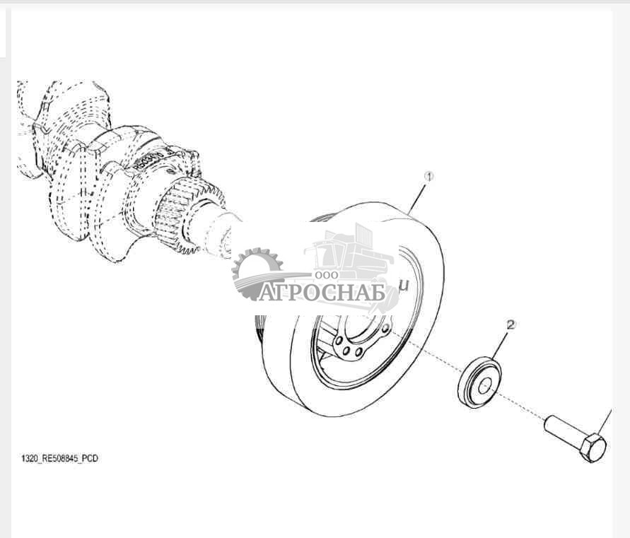 1320 Шкив коленчатого вала 
